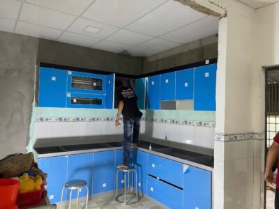 Tủ bếp nhựa Vincoplast cao cấp TB08