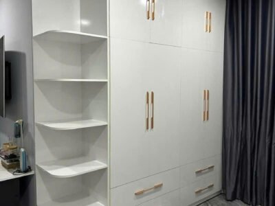 Tủ Quần Áo Nhựa Màu Trắng