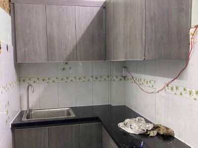 Tủ Bếp Nhựa Vinco Vân Gỗ