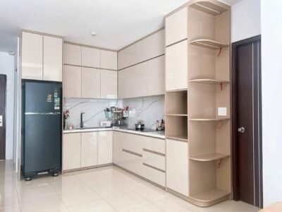 Tủ Bếp Nhựa Vincoplast Màu Be